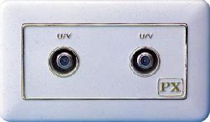 分歧器 壁內型2插[端末型] UV32A